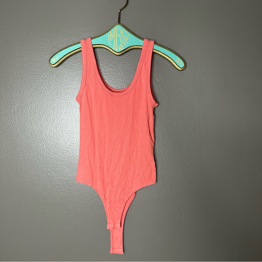 a new day Bright Coral Bodysuit